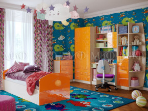 Детская комната Юниор-2 Оранжевый металлик в Нижней Туре - nizhnyaya-tura.magazinmebel.ru | фото - изображение 1