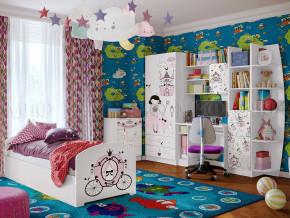 Детская комната Юниор-2 Принцесса в Нижней Туре - nizhnyaya-tura.magazinmebel.ru | фото - изображение 1