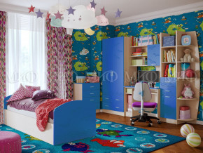 Детская комната Юниор-2 Синий в Нижней Туре - nizhnyaya-tura.magazinmebel.ru | фото - изображение 1