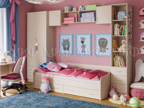 Детская комната Вега 1 Дуб беленый в Нижней Туре - nizhnyaya-tura.magazinmebel.ru | фото