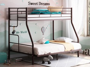 Двухъярусная кровать Гранада-3 140 коричневый в Нижней Туре - nizhnyaya-tura.magazinmebel.ru | фото