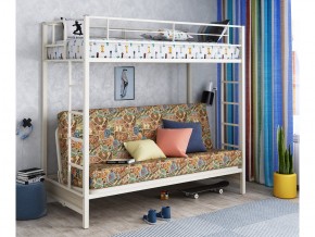 Двухъярусная кровать с диваном Мадлен Слоновая кость-марки в Нижней Туре - nizhnyaya-tura.magazinmebel.ru | фото - изображение 1