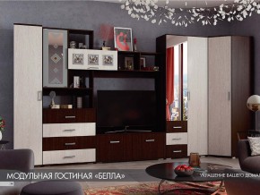 Гостиная Белла венге с угловым шкафом в Нижней Туре - nizhnyaya-tura.magazinmebel.ru | фото - изображение 1
