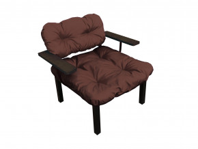 Кресло Дачное коричневая подушка в Нижней Туре - nizhnyaya-tura.magazinmebel.ru | фото - изображение 1