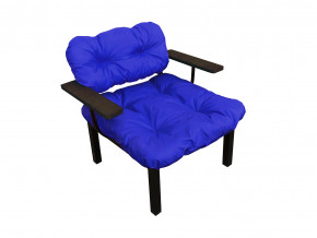 Кресло Дачное синяя подушка в Нижней Туре - nizhnyaya-tura.magazinmebel.ru | фото - изображение 1