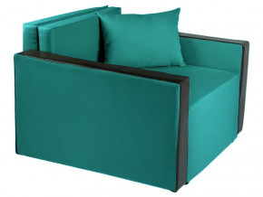 Кресло-кровать Милена с подлокотниками рогожка emerald в Нижней Туре - nizhnyaya-tura.magazinmebel.ru | фото