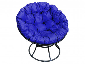 Кресло Папасан без ротанга синяя подушка в Нижней Туре - nizhnyaya-tura.magazinmebel.ru | фото
