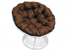 Кресло Папасан с ротангом коричневая подушка в Нижней Туре - nizhnyaya-tura.magazinmebel.ru | фото
