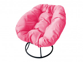 Кресло Пончик без ротанга розовая подушка в Нижней Туре - nizhnyaya-tura.magazinmebel.ru | фото
