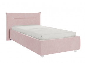 Кровать Альба 900 велюр нежно-розовый в Нижней Туре - nizhnyaya-tura.magazinmebel.ru | фото