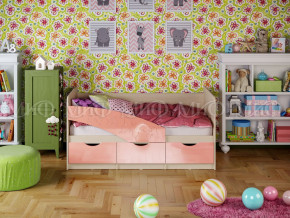 Кровать Бабочки 1600 Розовый металлик в Нижней Туре - nizhnyaya-tura.magazinmebel.ru | фото