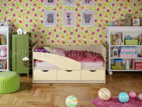 Кровать Бабочки 1600 Ваниль в Нижней Туре - nizhnyaya-tura.magazinmebel.ru | фото