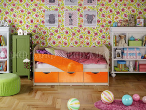 Кровать Бабочки 1800 Оранжевый металлик в Нижней Туре - nizhnyaya-tura.magazinmebel.ru | фото - изображение 1