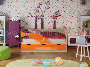 Кровать Дельфин-1 1600 Оранжевый металлик в Нижней Туре - nizhnyaya-tura.magazinmebel.ru | фото - изображение 1