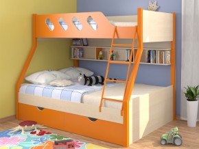 Кровать Дельта 20.02 оранжевая в Нижней Туре - nizhnyaya-tura.magazinmebel.ru | фото