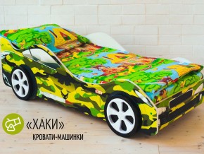 Кровать детская машина Хаки в Нижней Туре - nizhnyaya-tura.magazinmebel.ru | фото - изображение 2