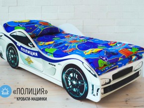 Кровать детская машина Полиции в Нижней Туре - nizhnyaya-tura.magazinmebel.ru | фото