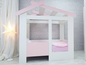Кровать детская Теремок без ящика розовая в Нижней Туре - nizhnyaya-tura.magazinmebel.ru | фото - изображение 1