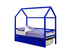 Кровать-домик Svogen с ящиками синий в Нижней Туре - nizhnyaya-tura.magazinmebel.ru | фото - изображение 1