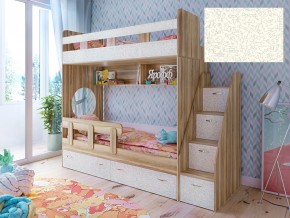 Кровать двухъярусная Юниор 1 с фасадом для рисования феритейл в Нижней Туре - nizhnyaya-tura.magazinmebel.ru | фото - изображение 1