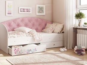 Кровать Эльза Белый-розовый в Нижней Туре - nizhnyaya-tura.magazinmebel.ru | фото - изображение 1