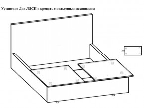 Кровать Феодосия норма 160 с механизмом подъема и дном ЛДСП в Нижней Туре - nizhnyaya-tura.magazinmebel.ru | фото - изображение 5