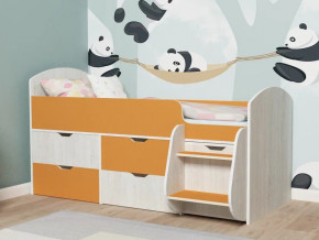Кровать Малыш-7 Винтербер-Оранжевый в Нижней Туре - nizhnyaya-tura.magazinmebel.ru | фото
