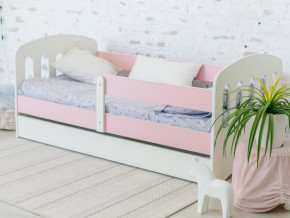 Кровать Малыш с ящиком розовый в Нижней Туре - nizhnyaya-tura.magazinmebel.ru | фото - изображение 1