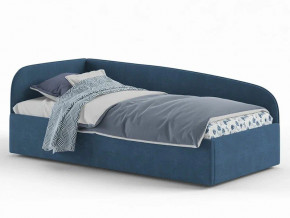 Кровать мягкая Денди на щитах синяя в Нижней Туре - nizhnyaya-tura.magazinmebel.ru | фото