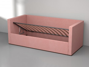 Кровать мягкая с подъёмным механизмом арт. 030 розовый в Нижней Туре - nizhnyaya-tura.magazinmebel.ru | фото - изображение 2