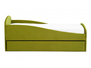 Кровать с ящиком Letmo оливковый (велюр) в Нижней Туре - nizhnyaya-tura.magazinmebel.ru | фото - изображение 6