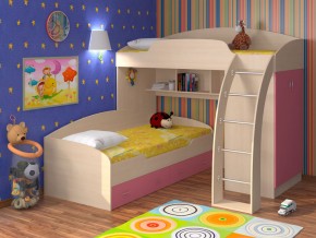 Кровать Соня 1+2 Розовый в Нижней Туре - nizhnyaya-tura.magazinmebel.ru | фото - изображение 1