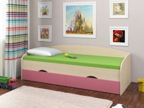 Кровать Соня 2 дуб молочный-розовый в Нижней Туре - nizhnyaya-tura.magazinmebel.ru | фото