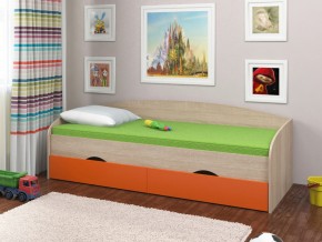 Кровать Соня 2 сонома-оранжевый в Нижней Туре - nizhnyaya-tura.magazinmebel.ru | фото - изображение 1