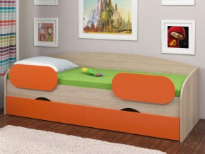 Кровать Соня 2 сонома-оранжевый в Нижней Туре - nizhnyaya-tura.magazinmebel.ru | фото - изображение 2