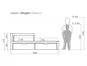 Кровать Svogen classic с ящиками и бортиком белый в Нижней Туре - nizhnyaya-tura.magazinmebel.ru | фото - изображение 2