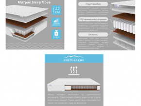 Матрас Sleep Nova шириной 1800 мм в Нижней Туре - nizhnyaya-tura.magazinmebel.ru | фото - изображение 2