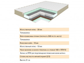 Матрас Тиссая 140х200 в Нижней Туре - nizhnyaya-tura.magazinmebel.ru | фото - изображение 2