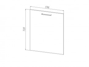 П 60 Комплект для посудомоечной машины 600 мм (цоколь + фасад) ЛДСП в Нижней Туре - nizhnyaya-tura.magazinmebel.ru | фото