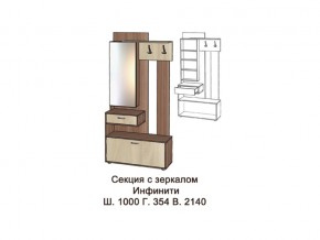 Секция с зеркалом в Нижней Туре - nizhnyaya-tura.magazinmebel.ru | фото