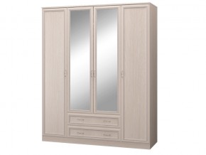 Шкаф 4-х дверный с зеркалом и ящиками в Нижней Туре - nizhnyaya-tura.magazinmebel.ru | фото