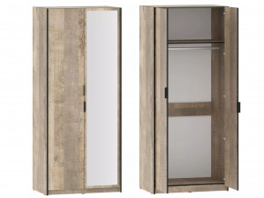 Шкаф для одежды Фолк НМ 014.03 фасад с зеркалом в Нижней Туре - nizhnyaya-tura.magazinmebel.ru | фото