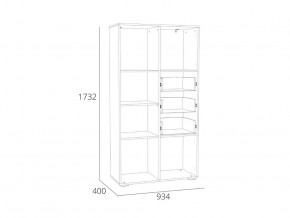 Стеллаж Элиот НМ 041.73 в Нижней Туре - nizhnyaya-tura.magazinmebel.ru | фото - изображение 2